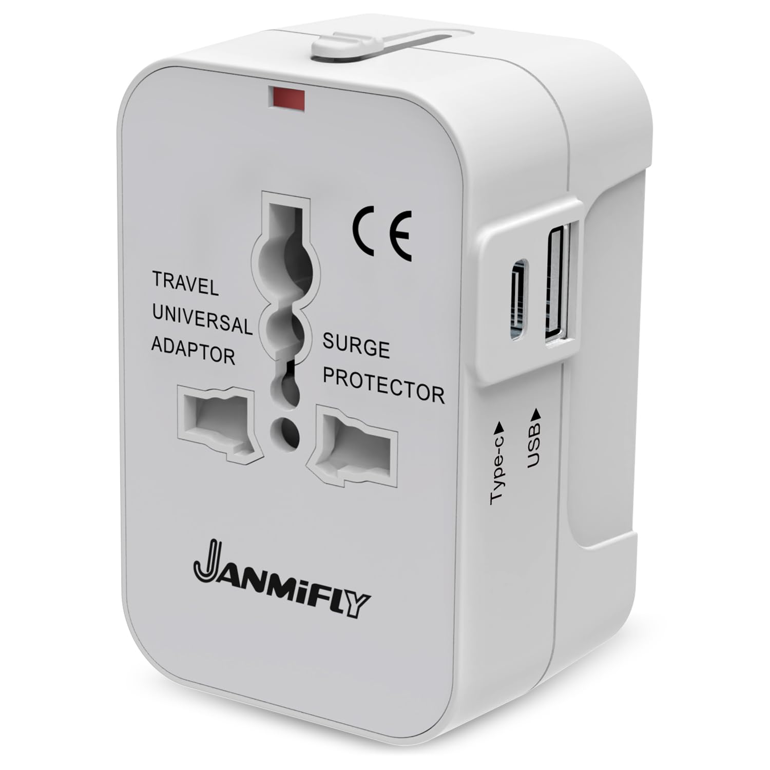 Janmifly Overseas Conversion Plug Outlet 1 Type C Port 1 USB Port Conversion Plug Multi Conversion Plug for Overseas Travel and Study HHT202-1U1C білий
Janmifly Overseas Conversion Plug Outlet 1 Type C Port 1 USB Port Conversion Plug Multi Conversion Plug for Overseas Travel and Study HHT202-1U1C білий