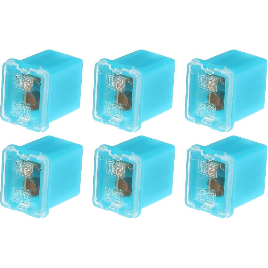6 Pcs Mini Box Shaped Fuse 40 Amps, Universal for Pickup Trucks Cars SUV Durable Plastic Metal Green 20A
6 Pcs Mini Box Shaped Fuse 40 Amps, Universal for Pickup Trucks Cars SUV Durable Plastic Metal Green 20A