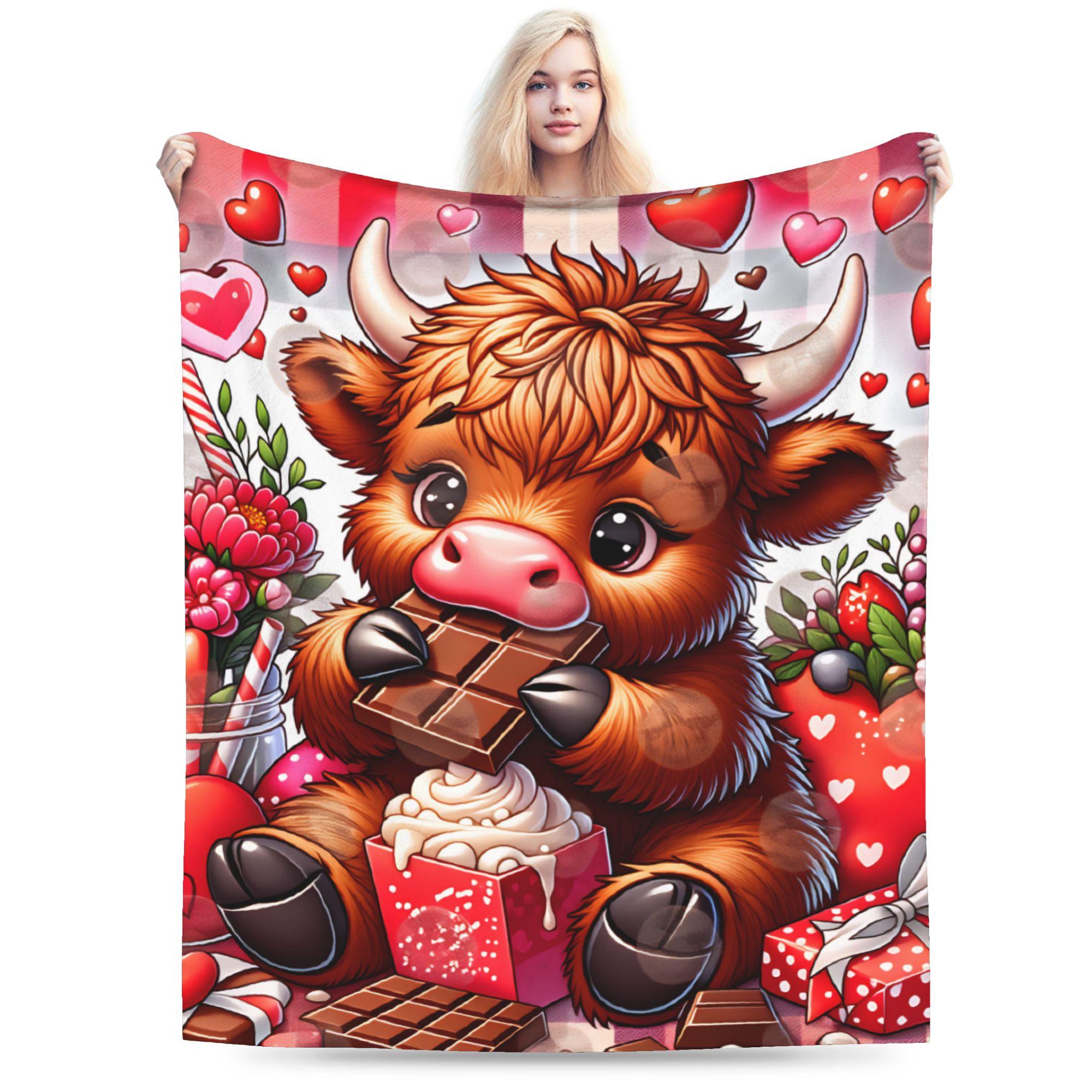 Highland Cow Themed Blankets Quality Soft Warm Throw Blanket Winter Children Home Decor Fashion Bedspread 30x40in
Highland Cow Themed Blankets Quality Soft Warm Throw Blanket Winter Children Home Decor Fashion Bedspread 30x40in