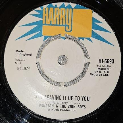 7-дюймовая пластинка WINSTON REID & THE ZION BOYS / LOCK - I m Leaving It Up To You / Teach Th HJ6693 Harry J Records 1974 UK Регги, Ска и Даб Б/У
7-дюймовая пластинка WINSTON REID & THE ZION BOYS / LOCK - I m Leaving It Up To You / Teach Th HJ6693 Harry J Records 1974 UK Регги, Ска и Даб Б/У
