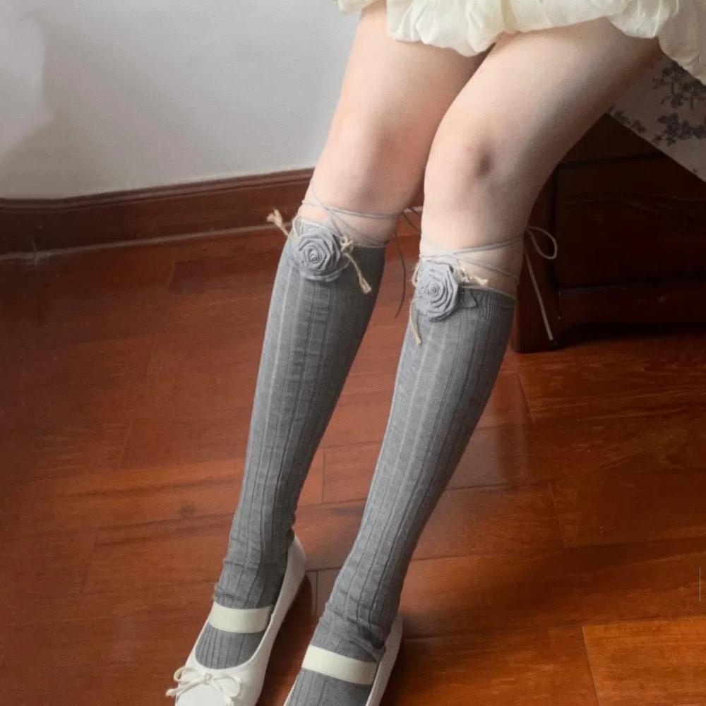 Ballet Style 3D Flower Stockings Sweet Calf Socks Fashion Mid Tube Socks Women/Girls Long Coffee
Ballet Style 3D Flower Stockings Sweet Calf Socks Fashion Mid Tube Socks Women/Girls Long Coffee