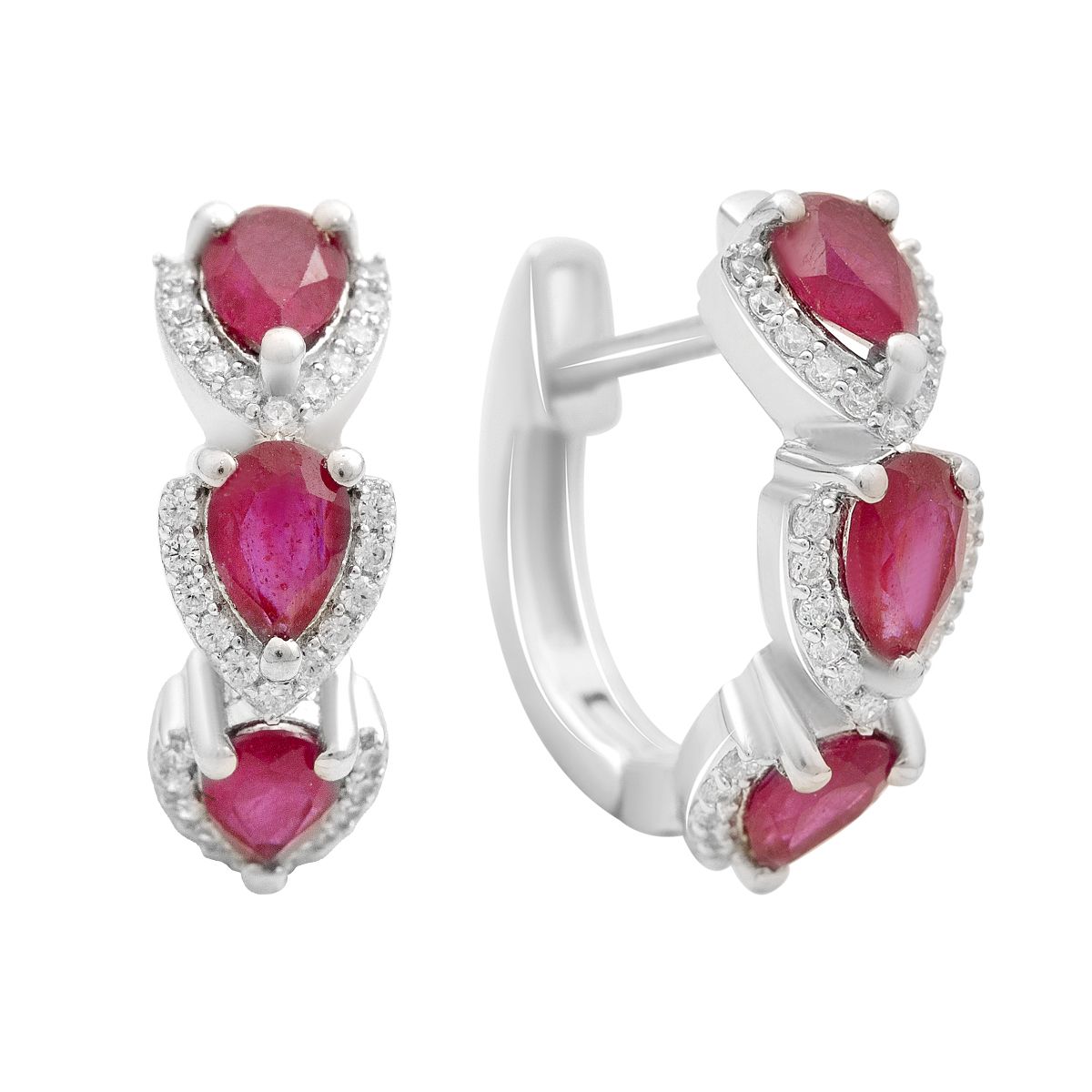 Серебряные серьги с натуральным рубином 4.193ct, фианитами (2205159) rubine червоний колір
Серебряные серьги с натуральным рубином 4.193ct, фианитами (2205159) rubine червоний колір