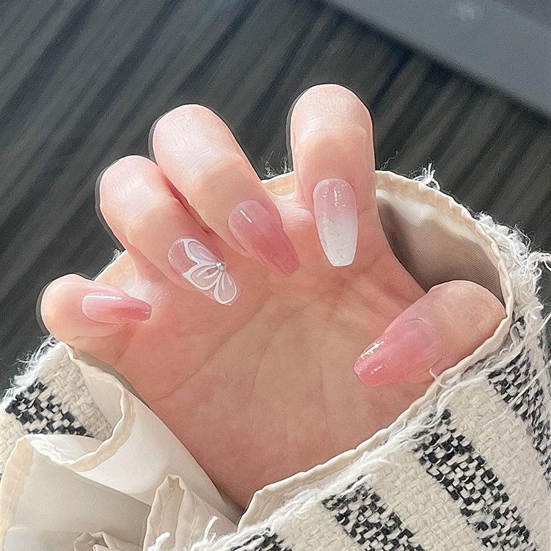 Gradient Butterfly Nail Stickers: Removable, Stylish, Cross-Border Manicure with a European and American Flair Glue Type
Gradient Butterfly Nail Stickers: Removable, Stylish, Cross-Border Manicure with a European and American Flair Glue Type