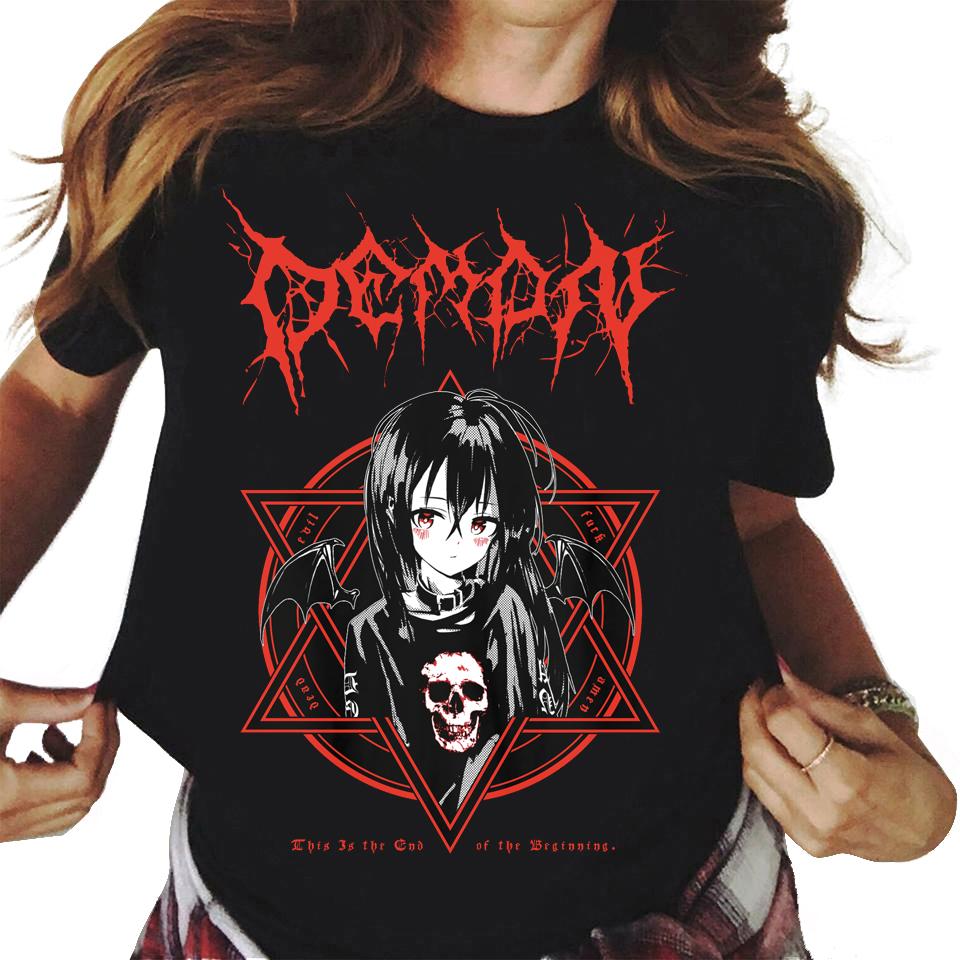 Мужская футболка Harajuku T Shirt Эстетическая готика Панк Мультфильм Короткий рукав O-образный вырез Топы Подарок для мужчин
Мужская футболка Harajuku T Shirt Эстетическая готика Панк Мультфильм Короткий рукав O-образный вырез Топы Подарок для мужчин
