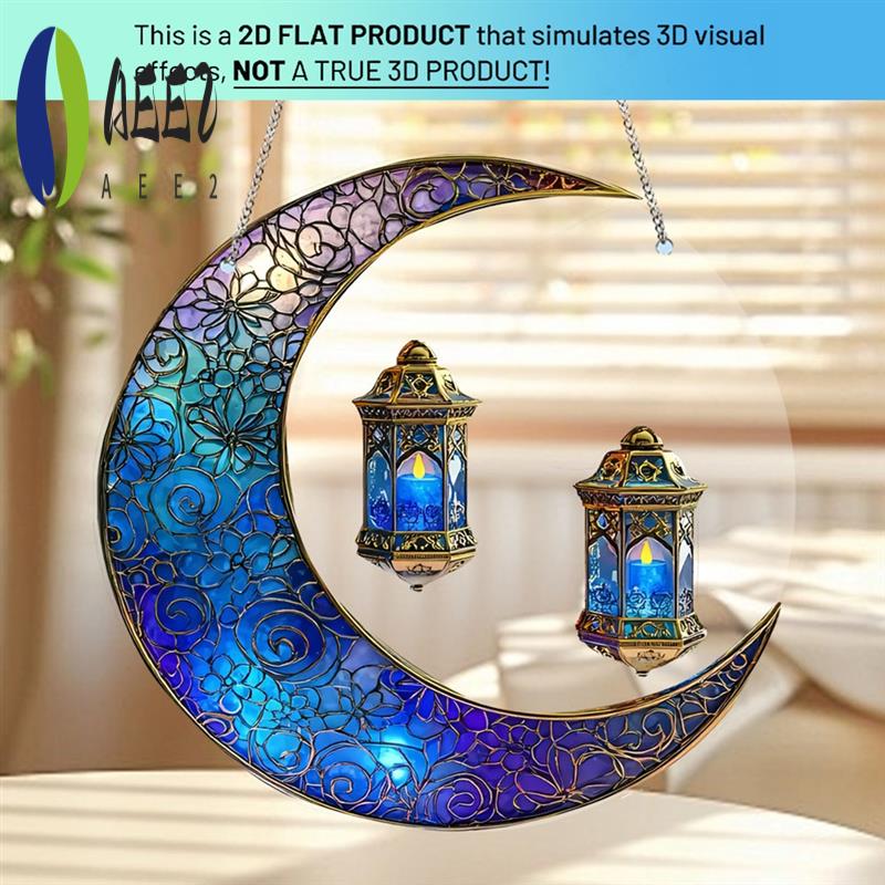AEE2-8Inch Blue Moon Christmas Tree Suncatcher Ornament, Acrylic Blue Moon Suncatcher Window Hanging Decor
AEE2-8Inch Blue Moon Christmas Tree Suncatcher Ornament, Acrylic Blue Moon Suncatcher Window Hanging Decor