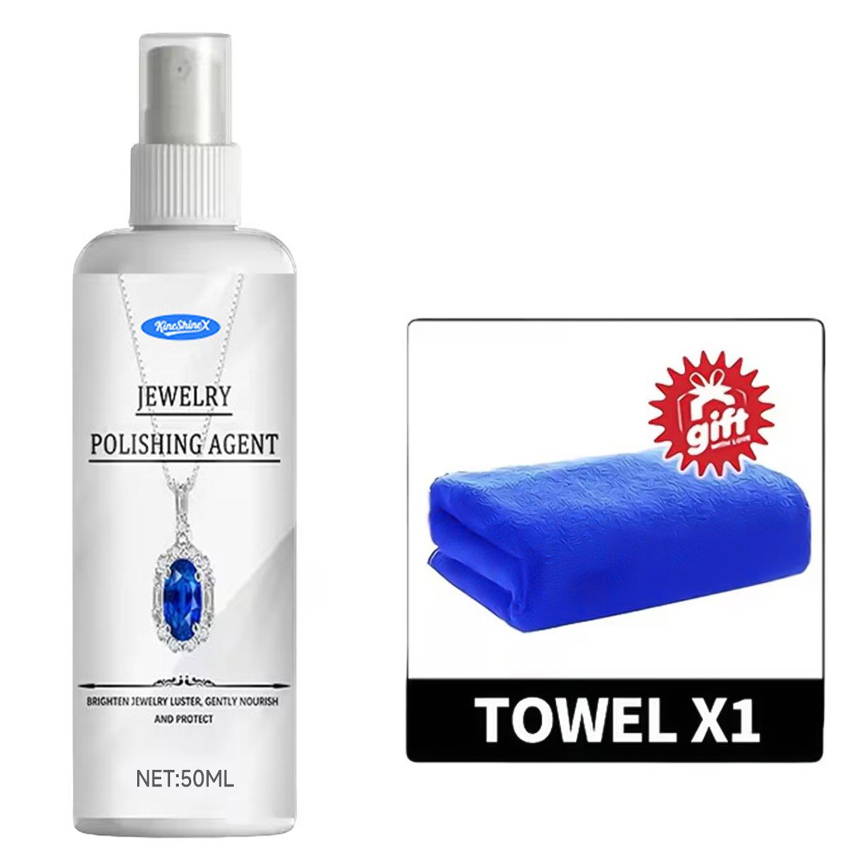 50ML Multipurpose Jewelry Polishing Spray - Gentle Deoxidation Formula for Instant Shine Compatible with All Types of Jewelry
50ML Multipurpose Jewelry Polishing Spray - Gentle Deoxidation Formula for Instant Shine Compatible with All Types of Jewelry