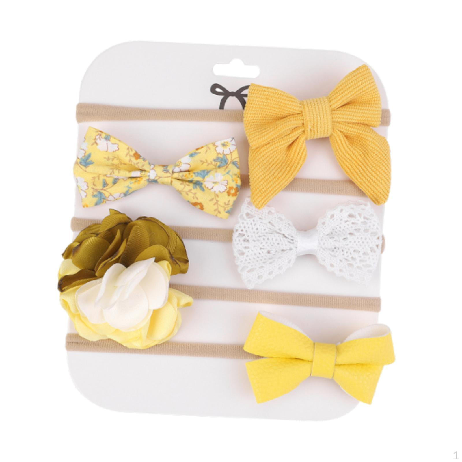 5 Pieces Girls Headbands with Bow Headwear Soft for 3 Child Toddlers style A
5 Pieces Girls Headbands with Bow Headwear Soft for 3 Child Toddlers style A
