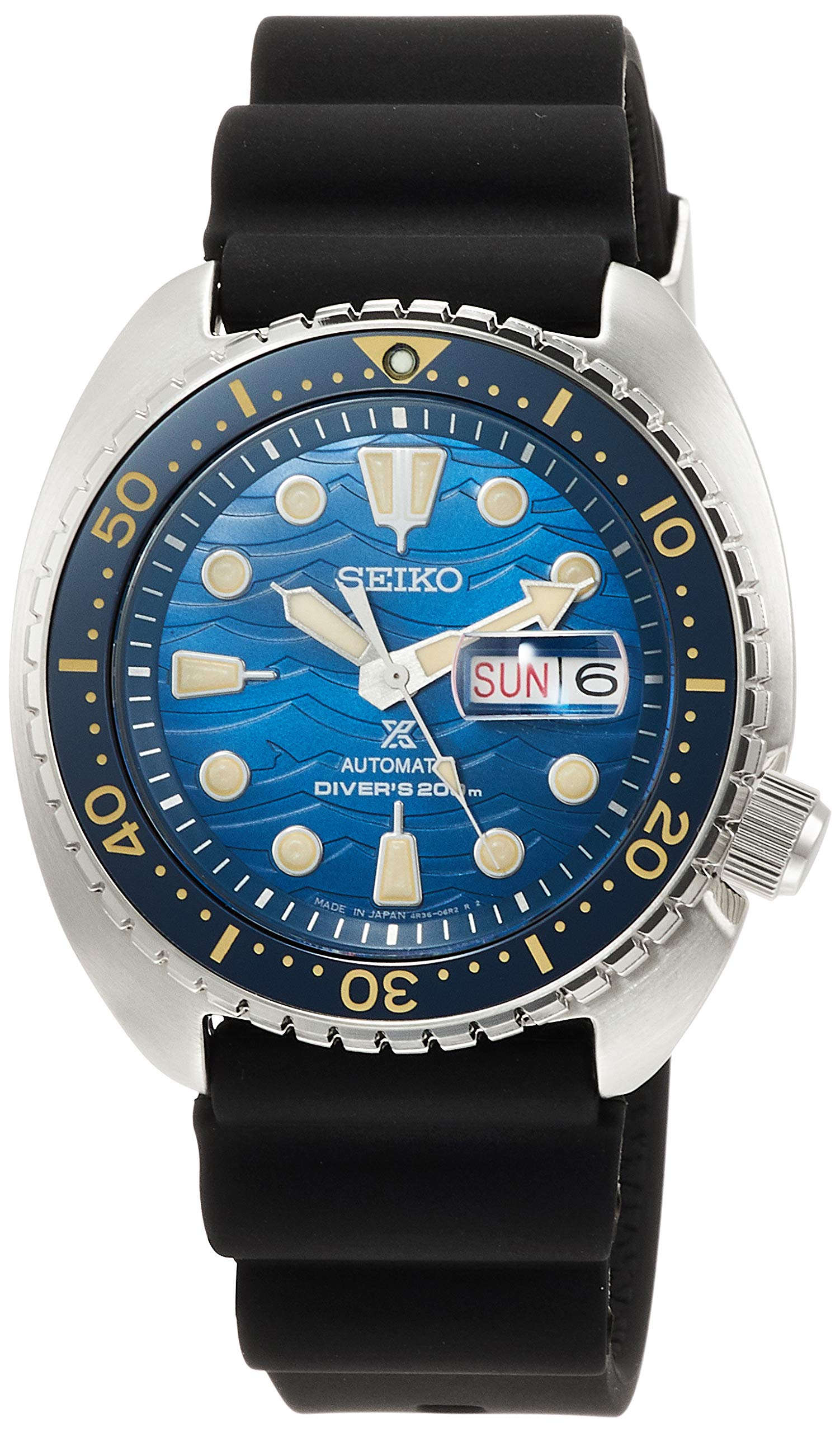 Seiko Watch PROSPEX Mechanical Save the Ocean Series TURTLE Diver s Watch SBDY047 Men s Black
Seiko Watch PROSPEX Mechanical Save the Ocean Series TURTLE Diver s Watch SBDY047 Men s Black