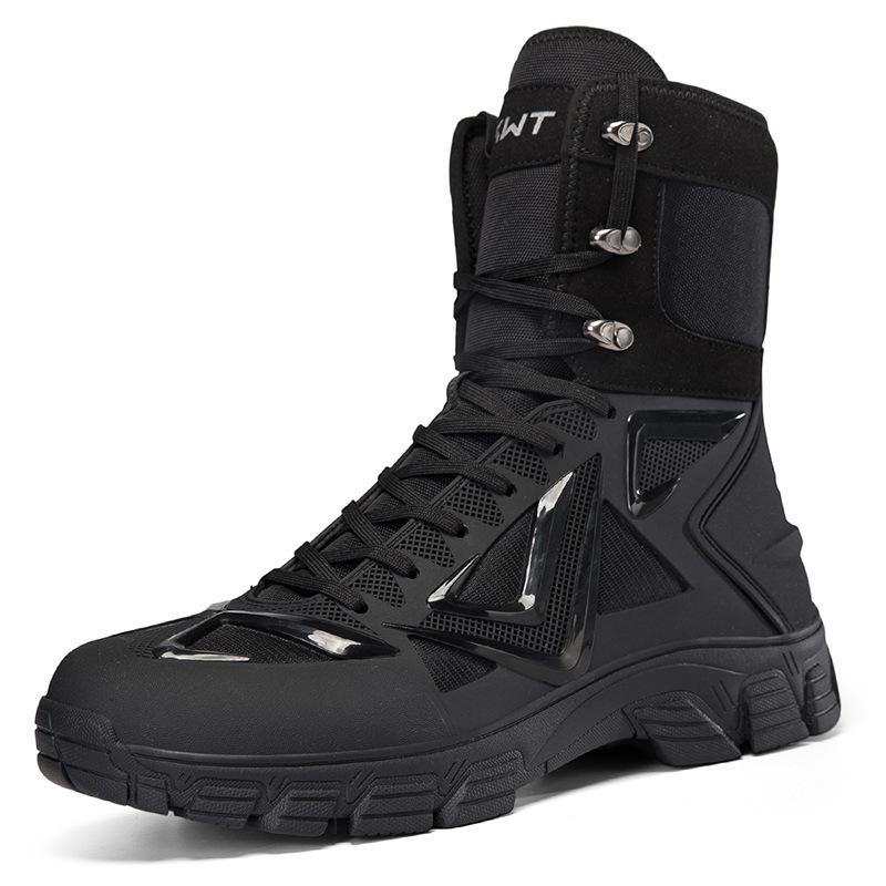 1162 Men s Shoes Military Boots Hiking Outdoor High Top Anti Slip Thick Soled Combat Off-road Martin 46 чорний
1162 Men s Shoes Military Boots Hiking Outdoor High Top Anti Slip Thick Soled Combat Off-road Martin 46 чорний