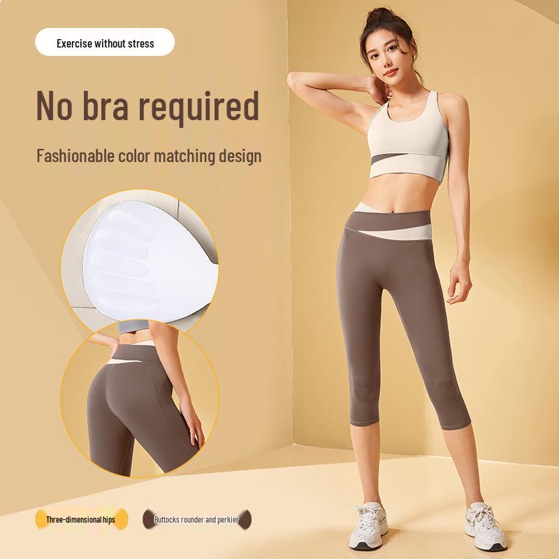 Women s Color Block Yoga Set: Shockproof Sports Bra & Tummy Control Hip Lift Leggings XL
Women s Color Block Yoga Set: Shockproof Sports Bra & Tummy Control Hip Lift Leggings XL