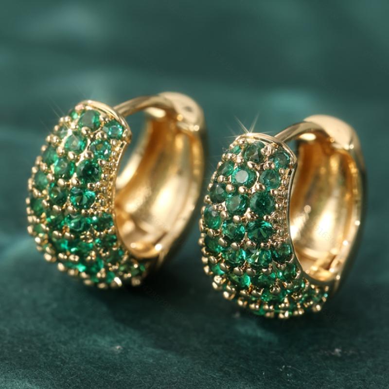 Luxurious Sparkling Zircon Green Color Geometric Pendant Earrings, Women s Fashionable and Trendy Banquet Party Zircon Gifts
Luxurious Sparkling Zircon Green Color Geometric Pendant Earrings, Women s Fashionable and Trendy Banquet Party Zircon Gifts