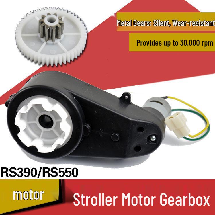 6V/12V RS550 390 Electric Car Motor Gearbox for Kids Ride-On Vehicles & Strollers 12V 380 Motor 15000 RPM
6V/12V RS550 390 Electric Car Motor Gearbox for Kids Ride-On Vehicles & Strollers 12V 380 Motor 15000 RPM