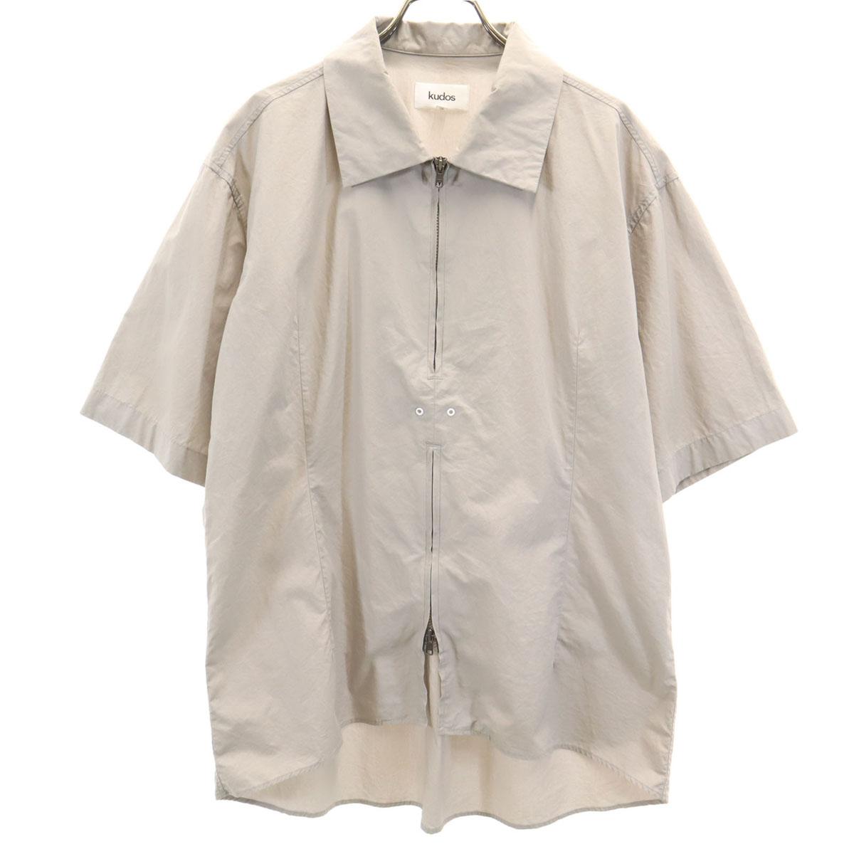 kudos made in Japan Short sleeve Half zip shirt 2 gray pullover Men s Used
kudos made in Japan Short sleeve Half zip shirt 2 gray pullover Men s Used