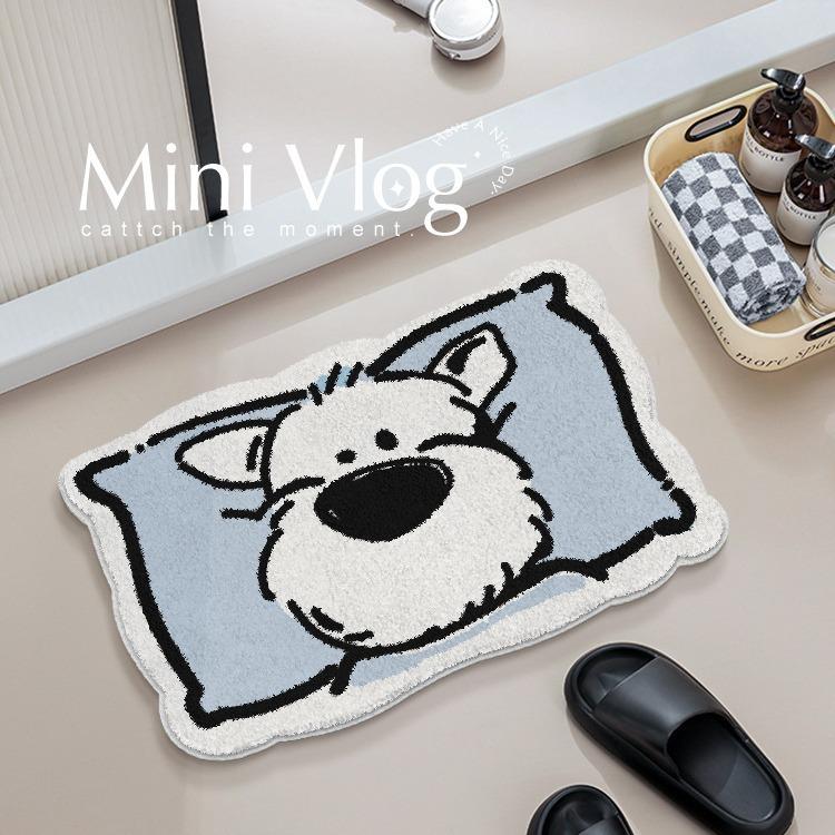 Cartoon Puppy Bathroom Absorbent Floor Mat Household Foot Mat Bathroom Door Special Toilet Anti Slip Carpet 45*60cm
Cartoon Puppy Bathroom Absorbent Floor Mat Household Foot Mat Bathroom Door Special Toilet Anti Slip Carpet 45*60cm