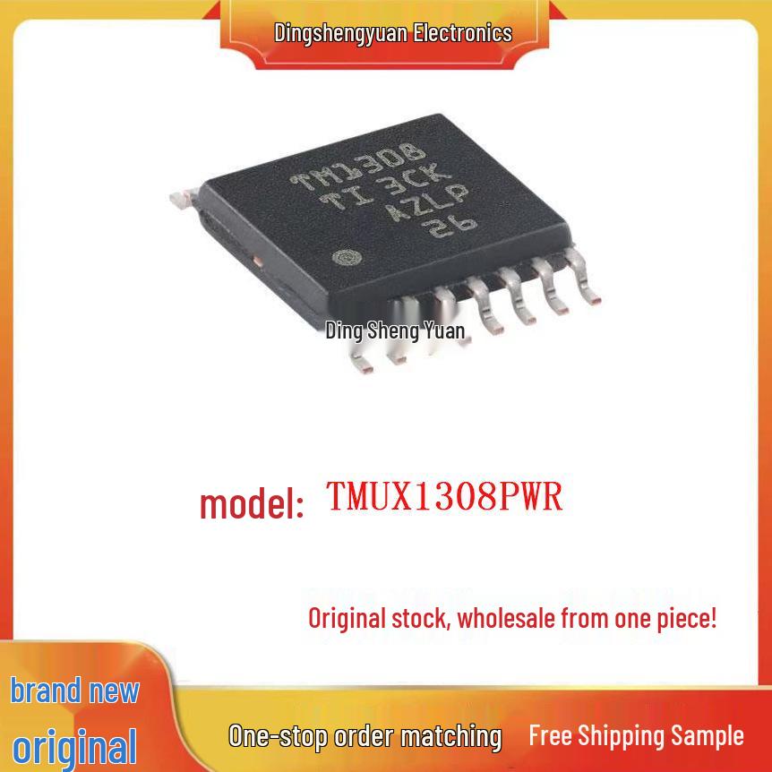 New Original TMUX1308PPWR Multiplexer Chip, Silk Screen TM1308, TSSOP-16 IC
New Original TMUX1308PPWR Multiplexer Chip, Silk Screen TM1308, TSSOP-16 IC
