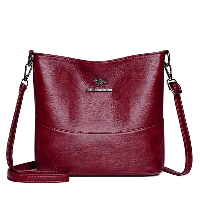 Women s Retro Casual Solid Color Bucket Bag, Fashion Minimalist Printed Adjustable Shoulder Bag Crossbody Purse for Daily Use вина червоного кольору
Women s Retro Casual Solid Color Bucket Bag, Fashion Minimalist Printed Adjustable Shoulder Bag Crossbody Purse for Daily Use вина червоного кольору
