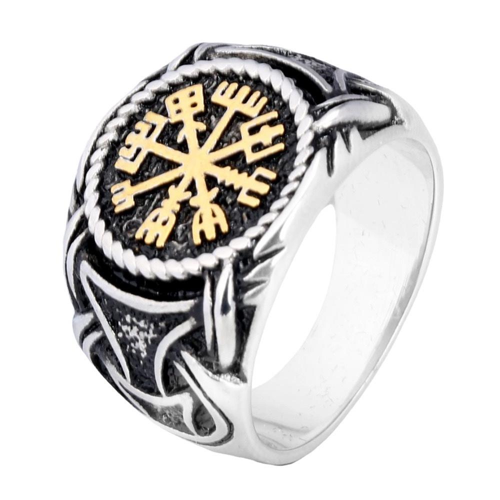 Compass Solid Ring 316L Stainless Steel Punk Vikings Style Man Ring Jewellery Size 7-13 13 золотистий
Compass Solid Ring 316L Stainless Steel Punk Vikings Style Man Ring Jewellery Size 7-13 13 золотистий
