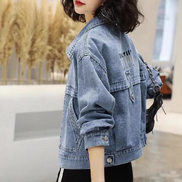 2024 Women s Spring & Autumn Korean Style Loose Embroidered Denim Jacket - Short, Trendy, Foreign Style L 110-125 lbs джинсовий синього кольору
2024 Women s Spring & Autumn Korean Style Loose Embroidered Denim Jacket - Short, Trendy, Foreign Style L 110-125 lbs джинсовий синього кольору