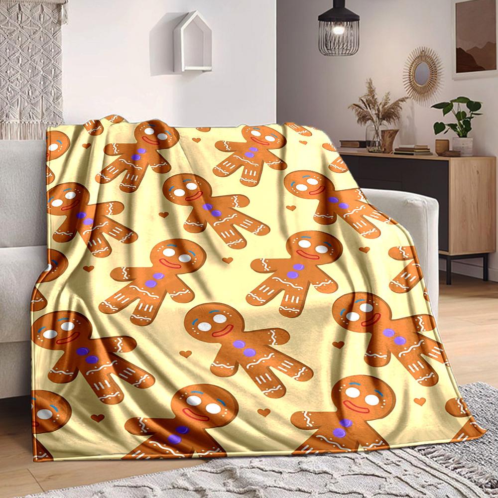 1pc Gingerbread Man Blanket Warm, Cozy, And Soft, Suitable for Sofas, Beds, Cars, And Office Use.Perfect for Camping And Travel, Making It a Great Gif 100x150cm
1pc Gingerbread Man Blanket Warm, Cozy, And Soft, Suitable for Sofas, Beds, Cars, And Office Use.Perfect for Camping And Travel, Making It a Great Gif 100x150cm