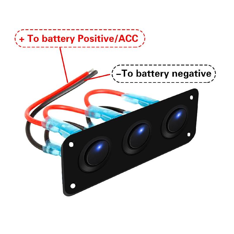 12V 1-4 switch combination panel for RV, car, truck, boat, multi-function rocker toggle control button switch panel.
12V 1-4 switch combination panel for RV, car, truck, boat, multi-function rocker toggle control button switch panel.