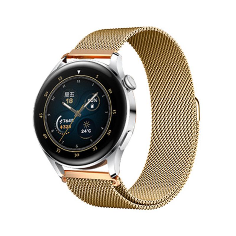 Adjustable Milanese Stainless Steel Wristband Watch Strap Replacement for Huawei Watch 3/Watch 3 Pro Gold
Adjustable Milanese Stainless Steel Wristband Watch Strap Replacement for Huawei Watch 3/Watch 3 Pro Gold