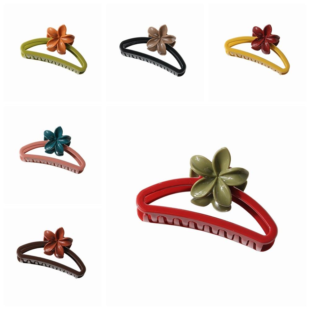 Frosted Egg Flower Hair Clip Plastic Shark Clip Trendy Semicircular Hairpin Dance style23
Frosted Egg Flower Hair Clip Plastic Shark Clip Trendy Semicircular Hairpin Dance style23