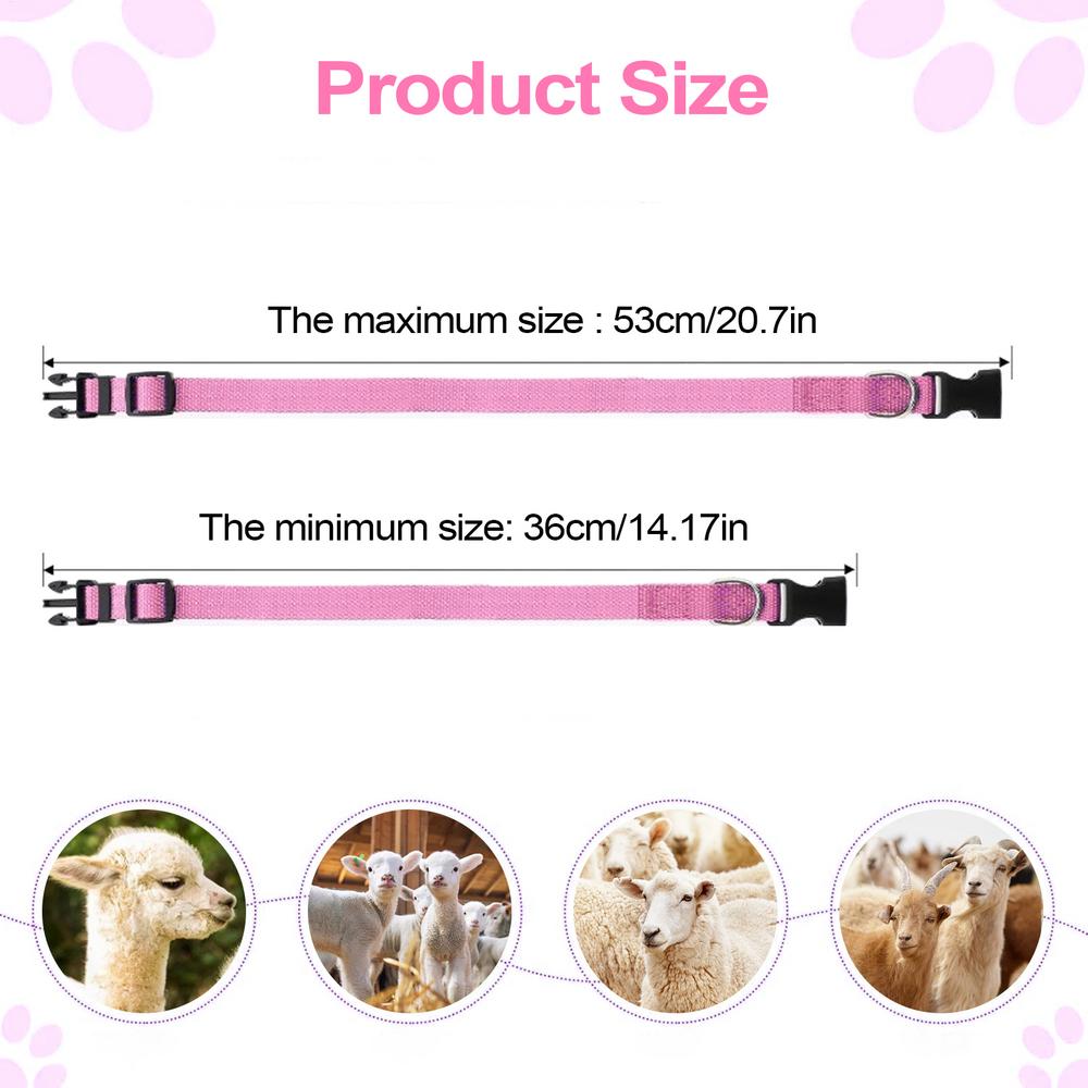 Goat Collars With Bells Horse Sheep Grazing Bell Collar Clear Sound Quick-Release Buckle Pet Accessories For Small Animal Cow рожевий
Goat Collars With Bells Horse Sheep Grazing Bell Collar Clear Sound Quick-Release Buckle Pet Accessories For Small Animal Cow рожевий