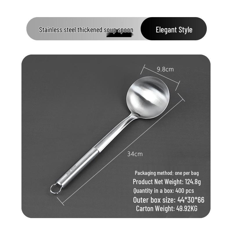 Stainless Steel Cookware Set: Spatula, Spoon, Ladle
Stainless Steel Cookware Set: Spatula, Spoon, Ladle