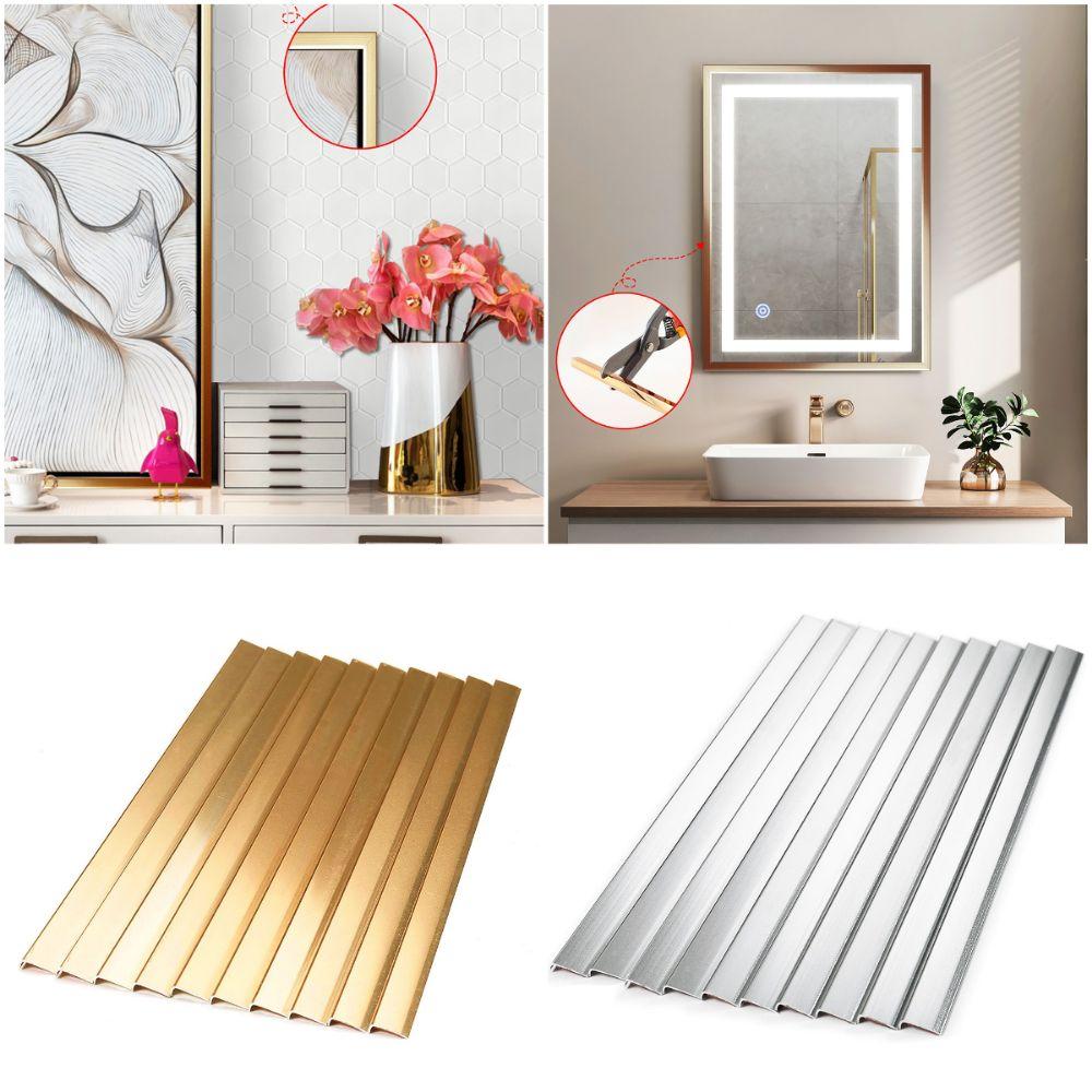 10PCS Right Angle Wall Corner Protective Sticker L-shaped Metal Strip Furniture Ornament золотий
10PCS Right Angle Wall Corner Protective Sticker L-shaped Metal Strip Furniture Ornament золотий