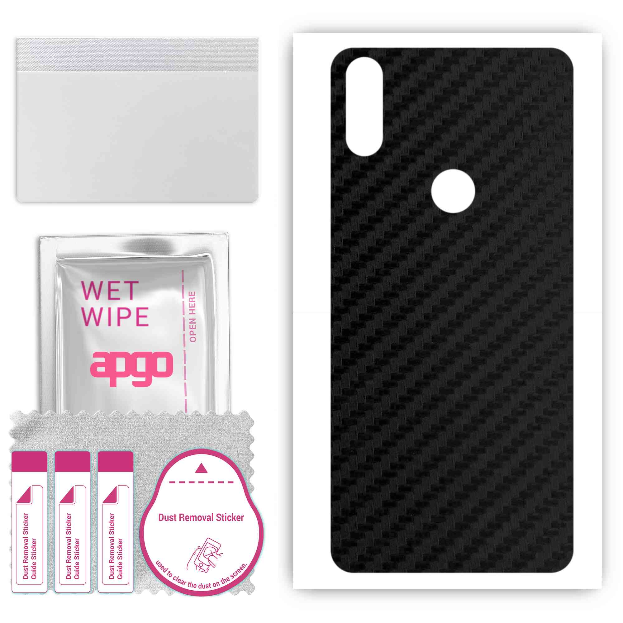 apgo Protective Skin Sticker for the back compatible with Doogee Y8 Plus, Wrap Film, Foil, Vinyl - Pattern Carbon Black
apgo Protective Skin Sticker for the back compatible with Doogee Y8 Plus, Wrap Film, Foil, Vinyl - Pattern Carbon Black