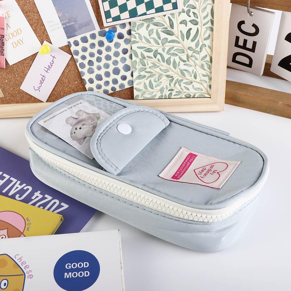 Blue Gray Color Pencil Bag Cosmetic Pouch Stationery Pouch Kawaii Pencil Cases Children grey blue
Blue Gray Color Pencil Bag Cosmetic Pouch Stationery Pouch Kawaii Pencil Cases Children grey blue