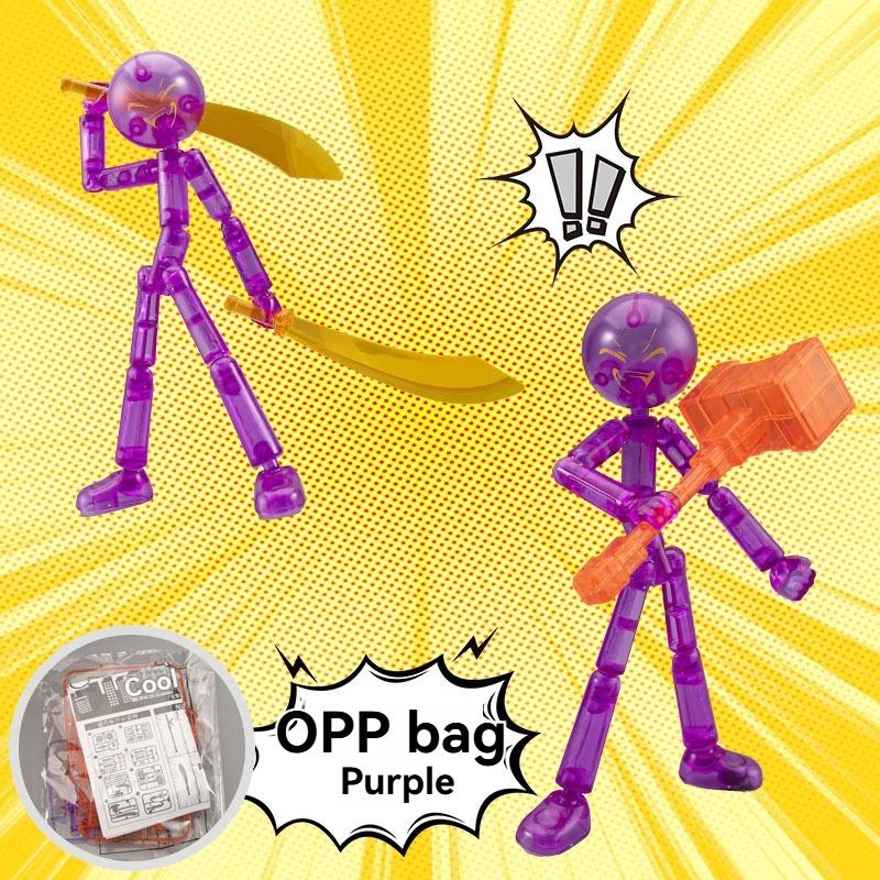 DIY Poseable Stick Man Figure Building Kit Articulated Action Figure with Weapons and Movable Limbs Assembly Toys for Kids Teens 1PC фиолетовый
DIY Poseable Stick Man Figure Building Kit Articulated Action Figure with Weapons and Movable Limbs Assembly Toys for Kids Teens 1PC фиолетовый