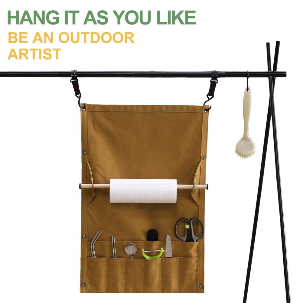 Сумка для хранения походной посуды для кемпинга на открытом воздухе, Портативная подвесная холщовая сумка для хранения столовых приборов и салфеток, Палатка
Сумка для хранения походной посуды для кемпинга на открытом воздухе, Портативная подвесная холщовая сумка для хранения столовых приборов и салфеток, Палатка