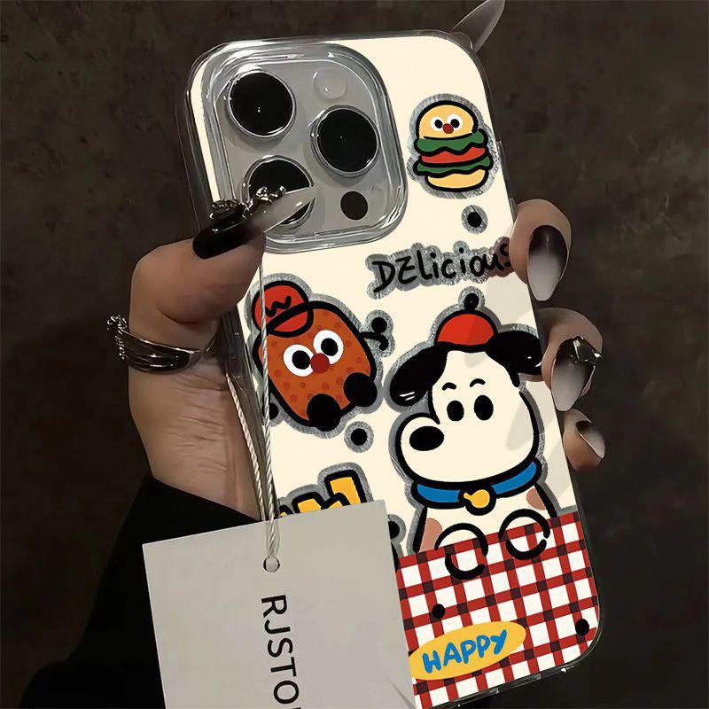 Cartoon Dog Hamburger & Fries iPhone Case for iPhone 13/14/15/16 & 12 Pro Max iPhone 6 Plus/6S Plus
Cartoon Dog Hamburger & Fries iPhone Case for iPhone 13/14/15/16 & 12 Pro Max iPhone 6 Plus/6S Plus