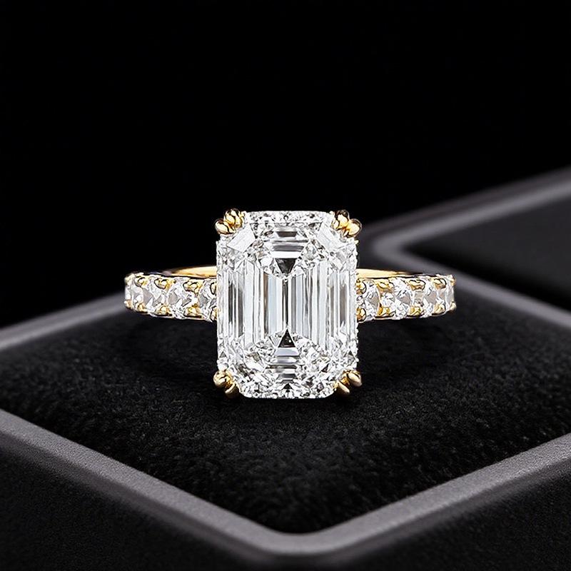 Хуэй Чжии Серебро 925 пробы Высокоуглеродистый Прямоугольный Бриллиант Леденец Кольцо Size 5
Хуэй Чжии Серебро 925 пробы Высокоуглеродистый Прямоугольный Бриллиант Леденец Кольцо Size 5