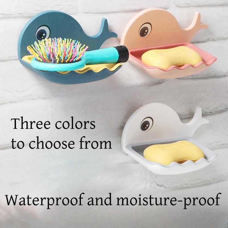 1PC Wall Mounted Soap Dish for Bathroom Shower Portable Whale Soap Holder Plastic Sponge Tray for Kitchen Bathroom Accessories темно-синий
1PC Wall Mounted Soap Dish for Bathroom Shower Portable Whale Soap Holder Plastic Sponge Tray for Kitchen Bathroom Accessories темно-синий