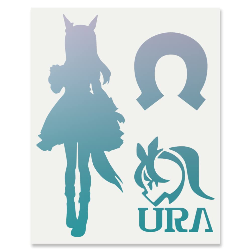 Mejiro McQueen Racing Uniform Metallic Gradient Size S Sticker, (137M)
Mejiro McQueen Racing Uniform Metallic Gradient Size S Sticker, (137M)