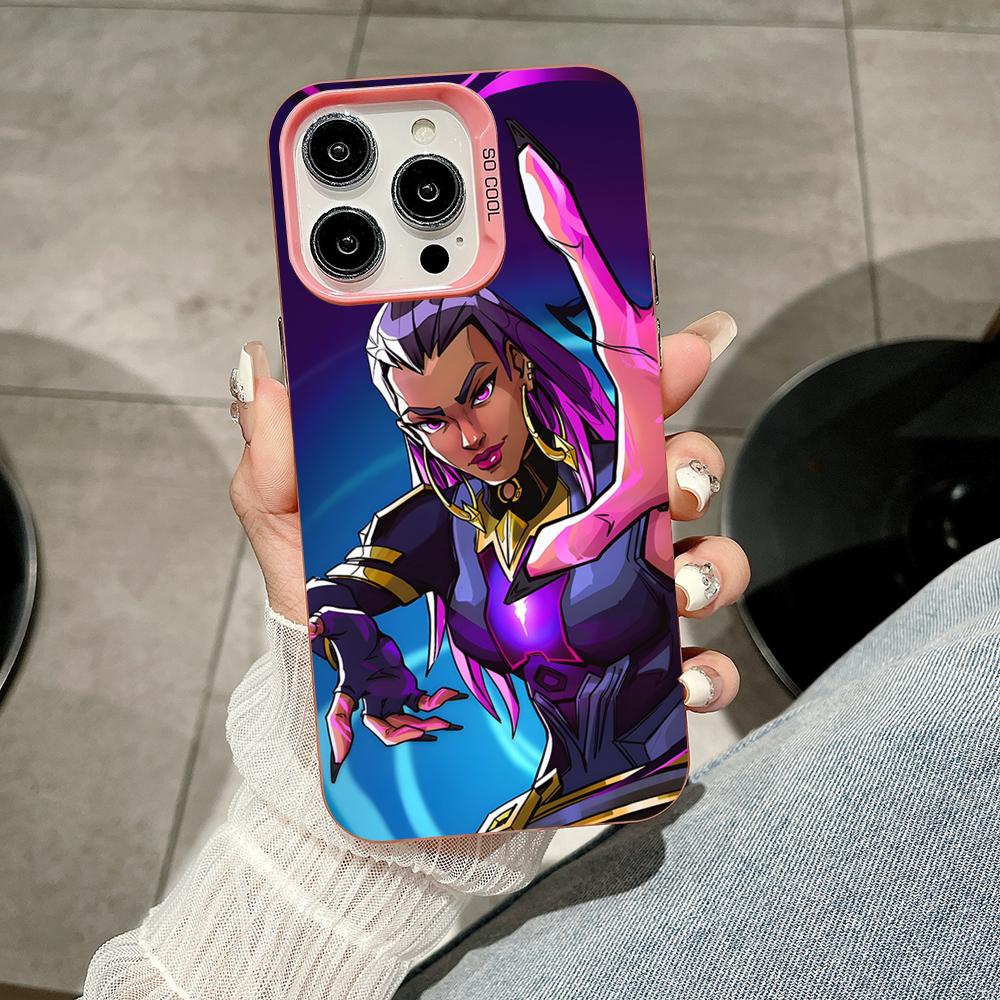 Valo Reyna Phone Case for iPhone 17 16 15 14 13 12 11 X XR XS Air Pro Max Plus Pink Colorful Silver Cover iPhone 16 Pro Max
Valo Reyna Phone Case for iPhone 17 16 15 14 13 12 11 X XR XS Air Pro Max Plus Pink Colorful Silver Cover iPhone 16 Pro Max