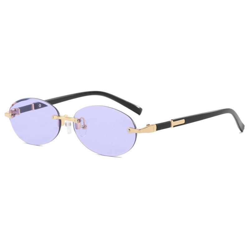 Metal Frame Shades Classic Uv400 Rimless Sunglasses Fashion Sunglasses Versatile Oval Frame Sunglasses For Outdoor Sports фиолетовый
Metal Frame Shades Classic Uv400 Rimless Sunglasses Fashion Sunglasses Versatile Oval Frame Sunglasses For Outdoor Sports фиолетовый