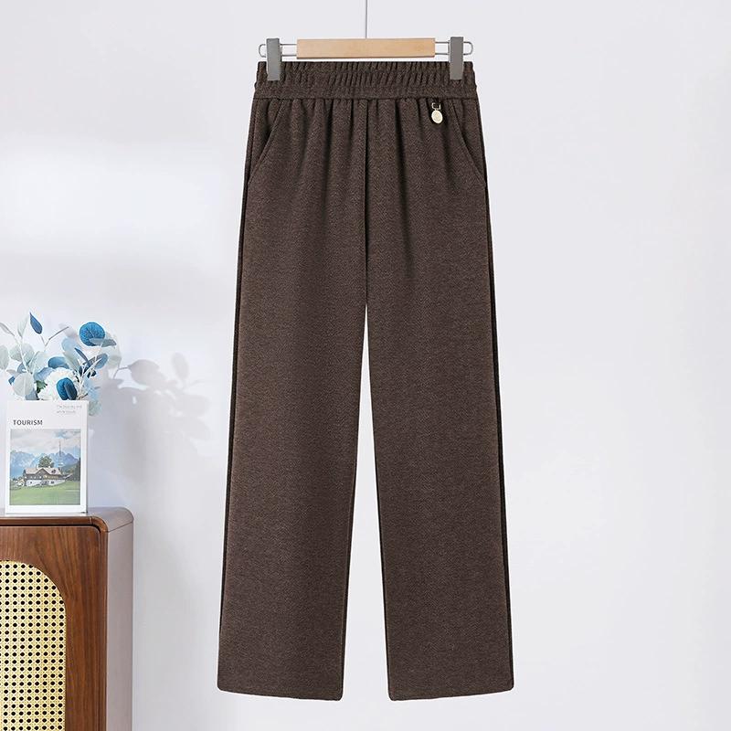 Middle-aged and Elderly Mother Pants Autumn and Winter High-waisted Straight-leg Trousers Grandma Pants Trousers Thickened L кавовий
Middle-aged and Elderly Mother Pants Autumn and Winter High-waisted Straight-leg Trousers Grandma Pants Trousers Thickened L кавовий