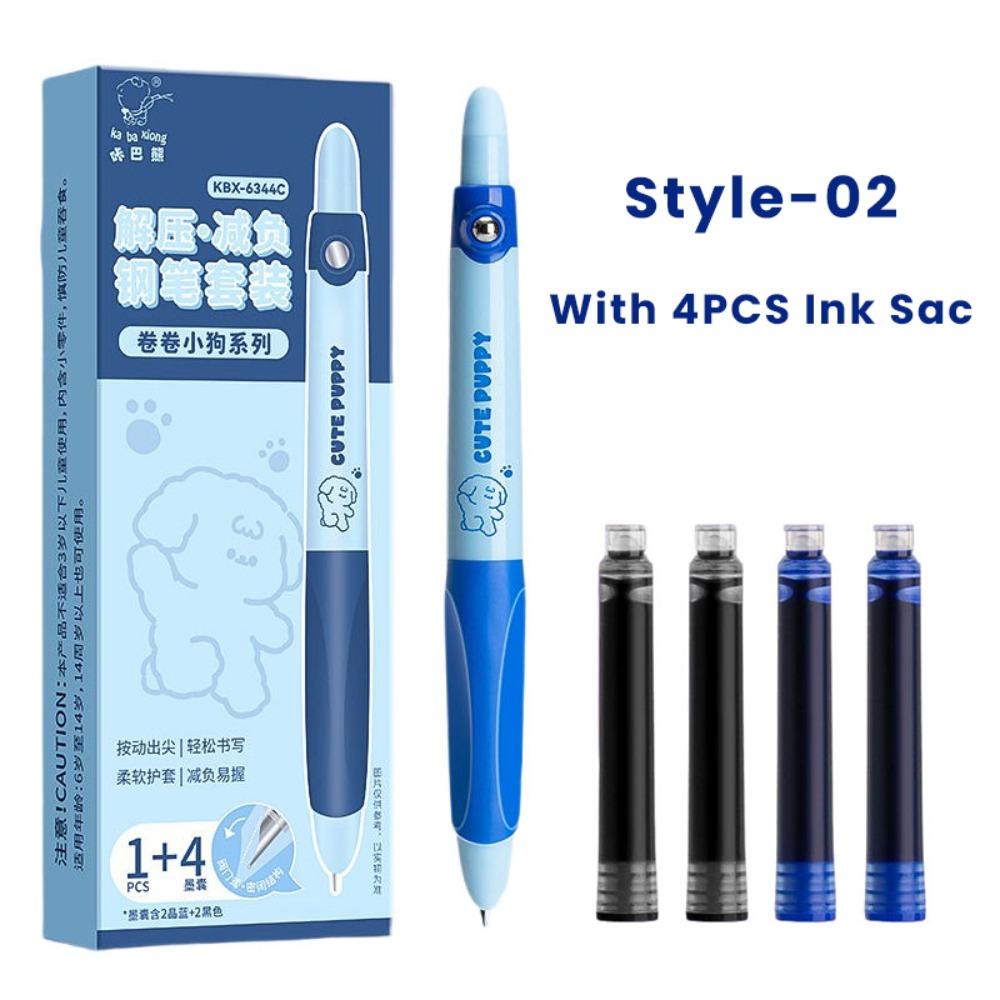 New Cartoon Fountain Pen Replaceable Ink Sac Gel Pen Grip Posture Correction Neutral Pen Replaceable Ink Sac Pens
New Cartoon Fountain Pen Replaceable Ink Sac Gel Pen Grip Posture Correction Neutral Pen Replaceable Ink Sac Pens