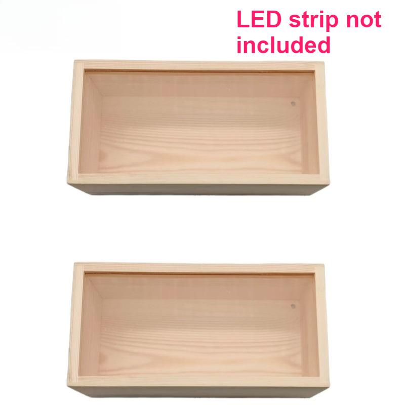 2/3PCS Pine Wood Storage Display Boxes Frame with Removable Acrylic Panel Showcasing Frames/Figurines/Lights Home Office Decor
2/3PCS Pine Wood Storage Display Boxes Frame with Removable Acrylic Panel Showcasing Frames/Figurines/Lights Home Office Decor