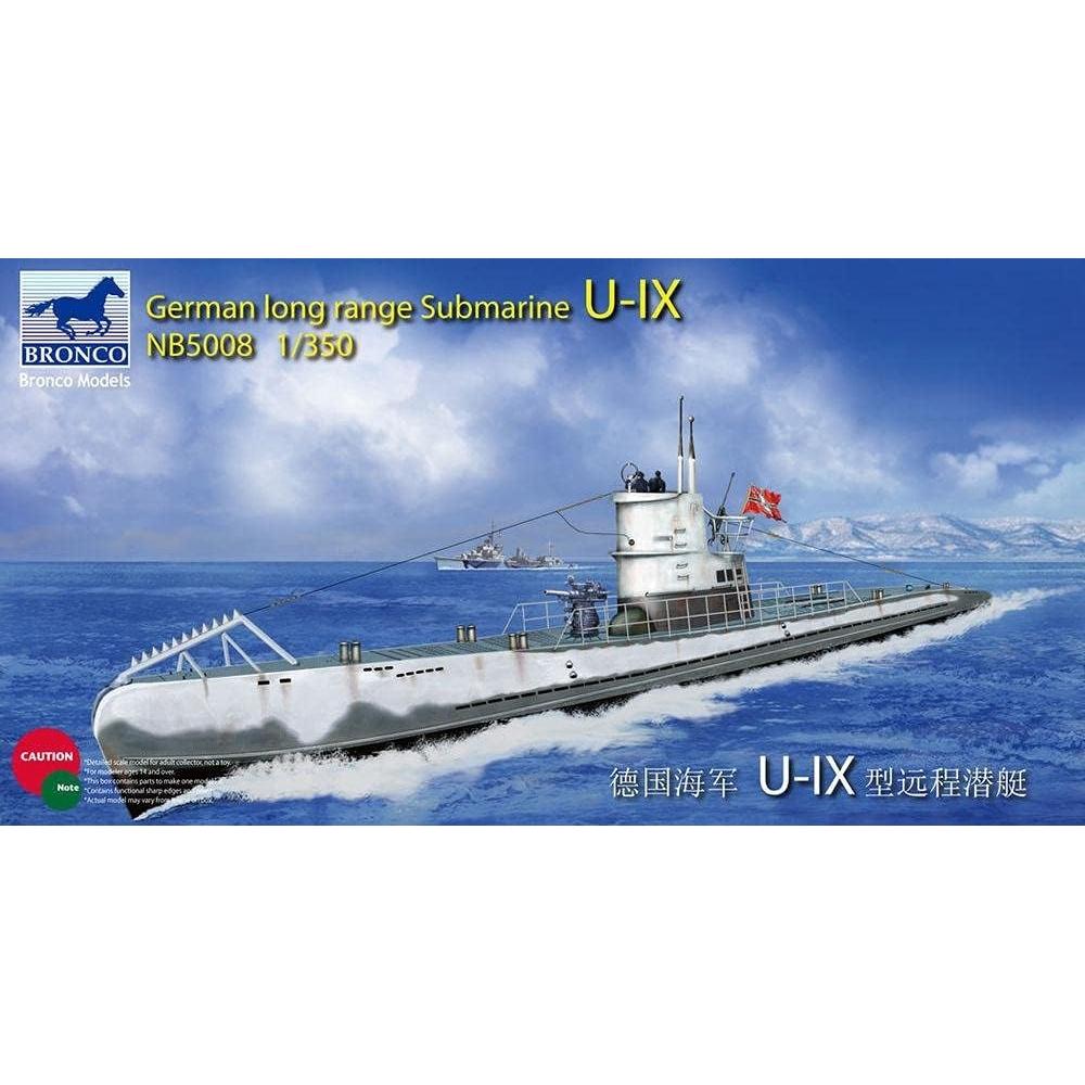 Bronco Model 1 350 GermAn U BoAt Ix 9 A sUbmArine oceAn Type plAstic Model Cb5008
Bronco Model 1 350 GermAn U BoAt Ix 9 A sUbmArine oceAn Type plAstic Model Cb5008