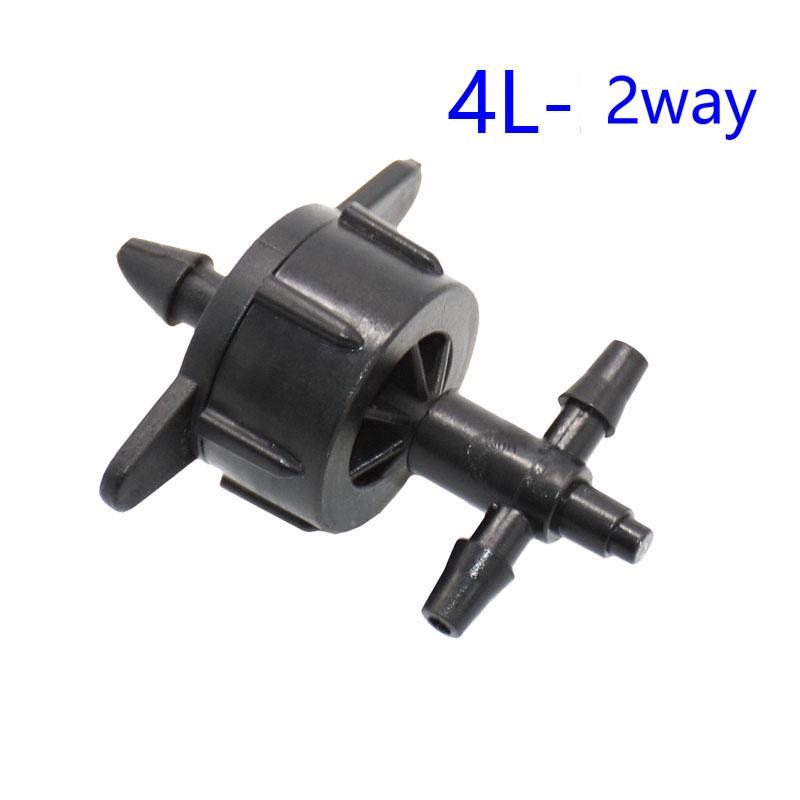 Irrigation 2L 4L 8L dripper 4 way cross Connector drip arrow adapter 3 way cross Water diverter 1/8 barbed connector 50set
Irrigation 2L 4L 8L dripper 4 way cross Connector drip arrow adapter 3 way cross Water diverter 1/8 barbed connector 50set