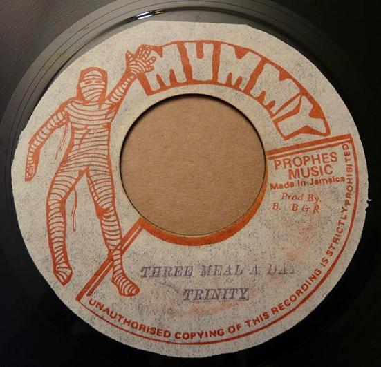 7inch Record TRINITY - Three Meal A Day NONE Mummy 1976 Jamaica Reggae, Ska & Dub Used
7inch Record TRINITY - Three Meal A Day NONE Mummy 1976 Jamaica Reggae, Ska & Dub Used