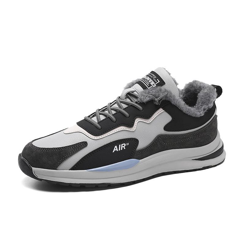 New men s shoes winter velvet thickened warm cotton shoes men s sports and leisure running 44 сірий колір
New men s shoes winter velvet thickened warm cotton shoes men s sports and leisure running 44 сірий колір