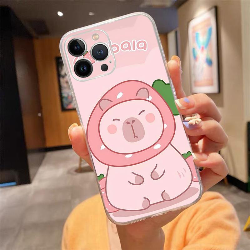 Cartoon capybara Phone Case Carcasa Funda For iPhone 17 Pro Max Air 16 15 14 13 Pro Max 15 16 Pro 15Plus Case iphone 16ProMax
Cartoon capybara Phone Case Carcasa Funda For iPhone 17 Pro Max Air 16 15 14 13 Pro Max 15 16 Pro 15Plus Case iphone 16ProMax