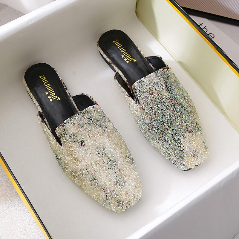 Баотоу полутапочки женские летние для улицы модные новые на плоской подошве ленивые крутые тапочки большого размера 41-43 34 чёрный
Баотоу полутапочки женские летние для улицы модные новые на плоской подошве ленивые крутые тапочки большого размера 41-43 34 чёрный