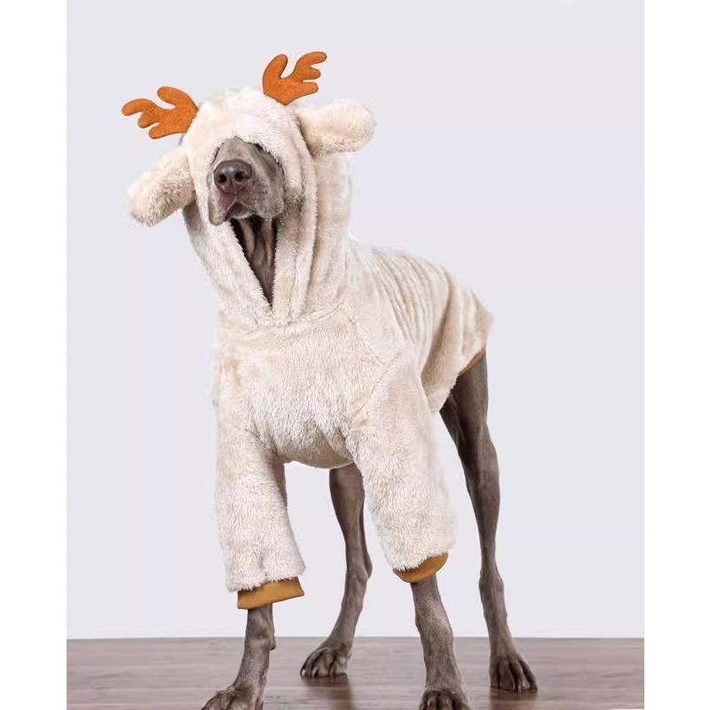 Winter Big Dog Coat,Fleece Pullover Pajamas Outfit, Pet Cozy Clothes Warm Hoodie Coat Christmas,Xmas Elk Costume For Large Dogs M белый
Winter Big Dog Coat,Fleece Pullover Pajamas Outfit, Pet Cozy Clothes Warm Hoodie Coat Christmas,Xmas Elk Costume For Large Dogs M белый