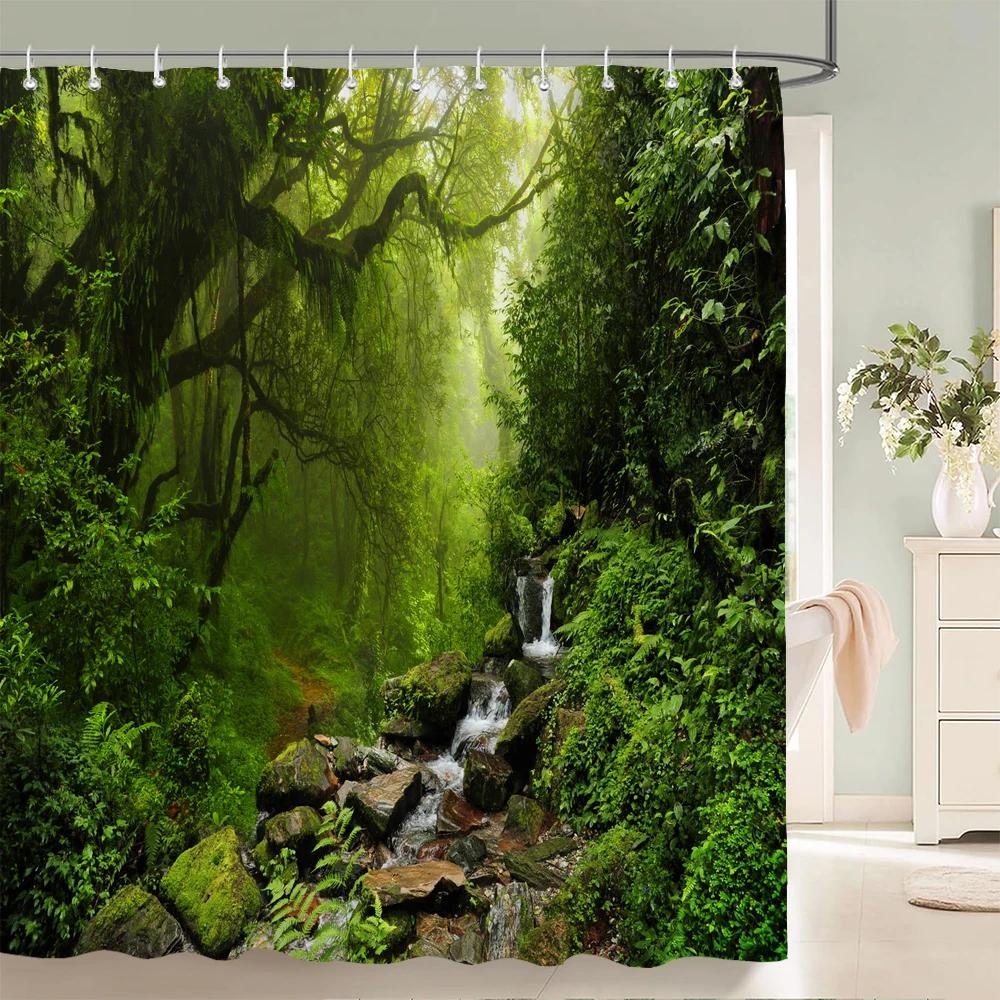 Scenery 3D Bathroom Curtains Natural Landscape Printed Shower Curtains With Hooks Home Decoration Waterproof Fabric Bath Screen W60H190(CM)-1 Pcs
Scenery 3D Bathroom Curtains Natural Landscape Printed Shower Curtains With Hooks Home Decoration Waterproof Fabric Bath Screen W60H190(CM)-1 Pcs